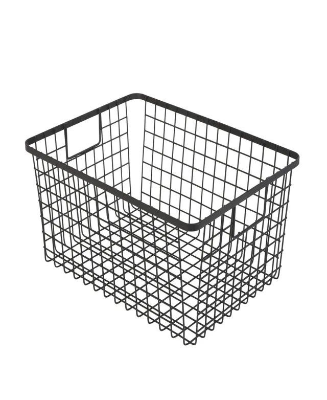 Smart Design 4 Pack Nestable Basket Organizer with Handles 9 x 12 x 6 -  Sam's Club