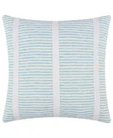 Levtex Sol Stripe Patch Applique Decorative Pillow, 18" x 18"