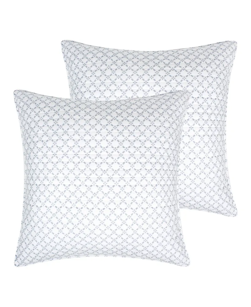 Levtex Maeve Cross Tile 2-Pc. Sham Set, European