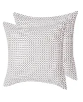 Levtex Nacala Diamond Mosiac 2-Pc. Sham Set, European