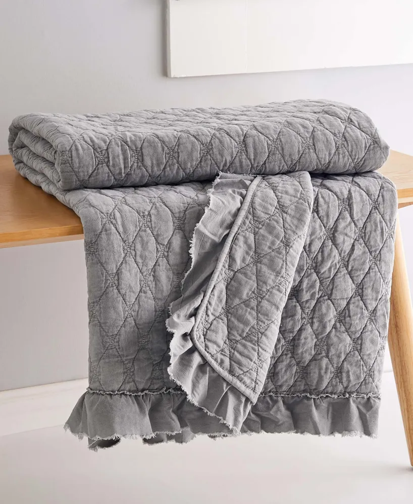 Levtex Stonewashed Reversible Quilted Throw, 50" x 60"