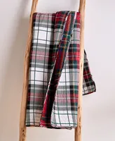 Levtex Spencer Red Plaid Reversible Quilted Throw, 60" x 50"