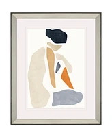 Silhouette Blocks Poise Framed Art