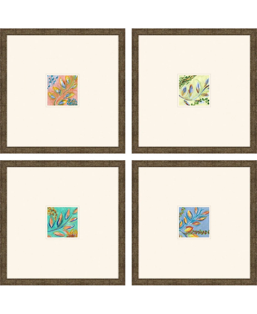 Botanical Ii Framed Art, Set of 4