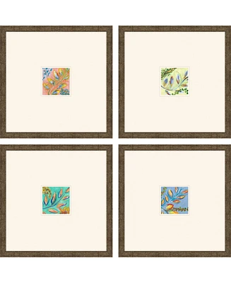 Botanical Ii Framed Art, Set of 4