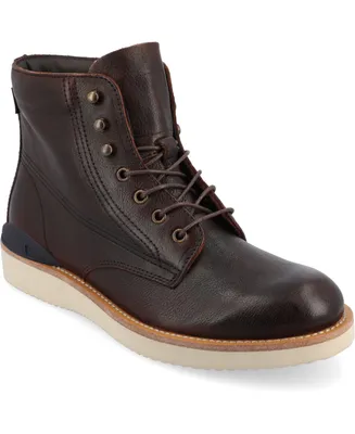 Taft 365 Men's Model 004 Wedge Sole Lace-Up Ankle Boots