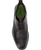 Vance Co. Men's Bowman Tru Comfort Foam Wingtip Lace-Up Ankle Boots