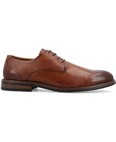 Vance Co. Men's Kendon Tru Comfort Foam Plain Toe Lace-Up Derby Shoes