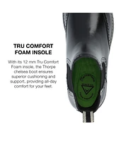 Vance Co. Men's Thorpe Tru Comfort Foam Wingtip Slip-On Chelsea Boots