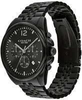 Coach Men's Greyson Black Stainless Steel Bracelet Watch 43mm