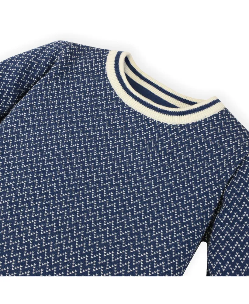 Hope & Henry Boys' Organic Cotton Long Sleeve Crew Neck Pullover Sweater