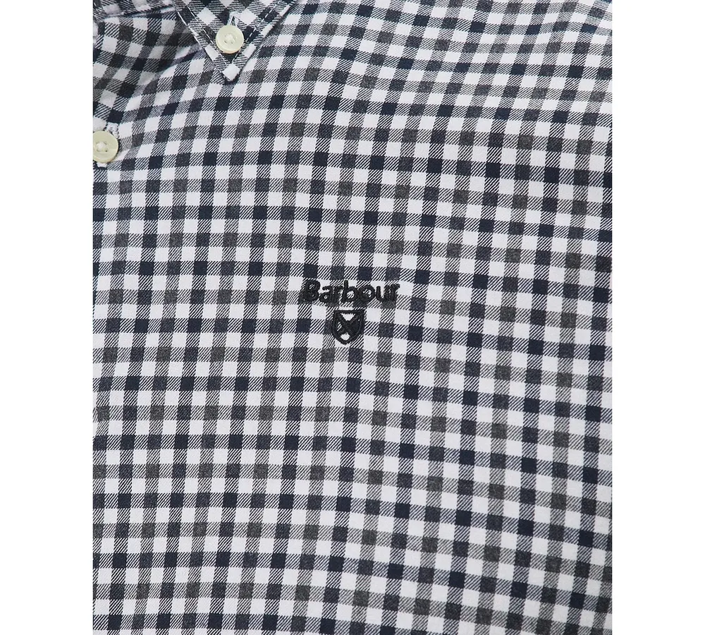 Barbour Men's Finkle Tailored-Fit Gingham Check Button-Down Twill Shirt