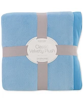 Last Act! Berkshire Classic Velvety Plush Blanket, Twin, Exclusively at Macy's