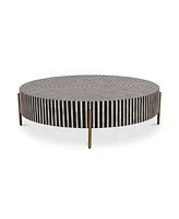 Chameau 42" Iron Round Coffee Table