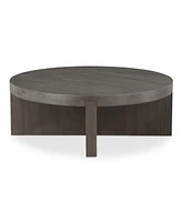 Folke 38" Oak Round Coffee Table