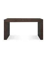 Evander 55" Oak Rectangle Console Table