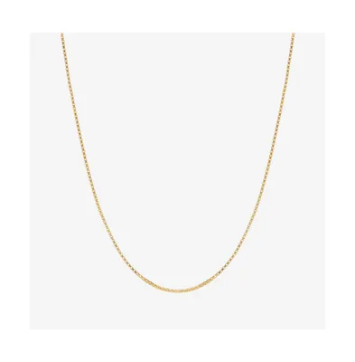 Ana Luisa Silver Box Chain Necklace Whsl - Jo Gold