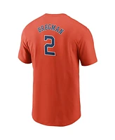 Nike Men's Alex Bregman Houston Astros Name and Number Player T-Shirt