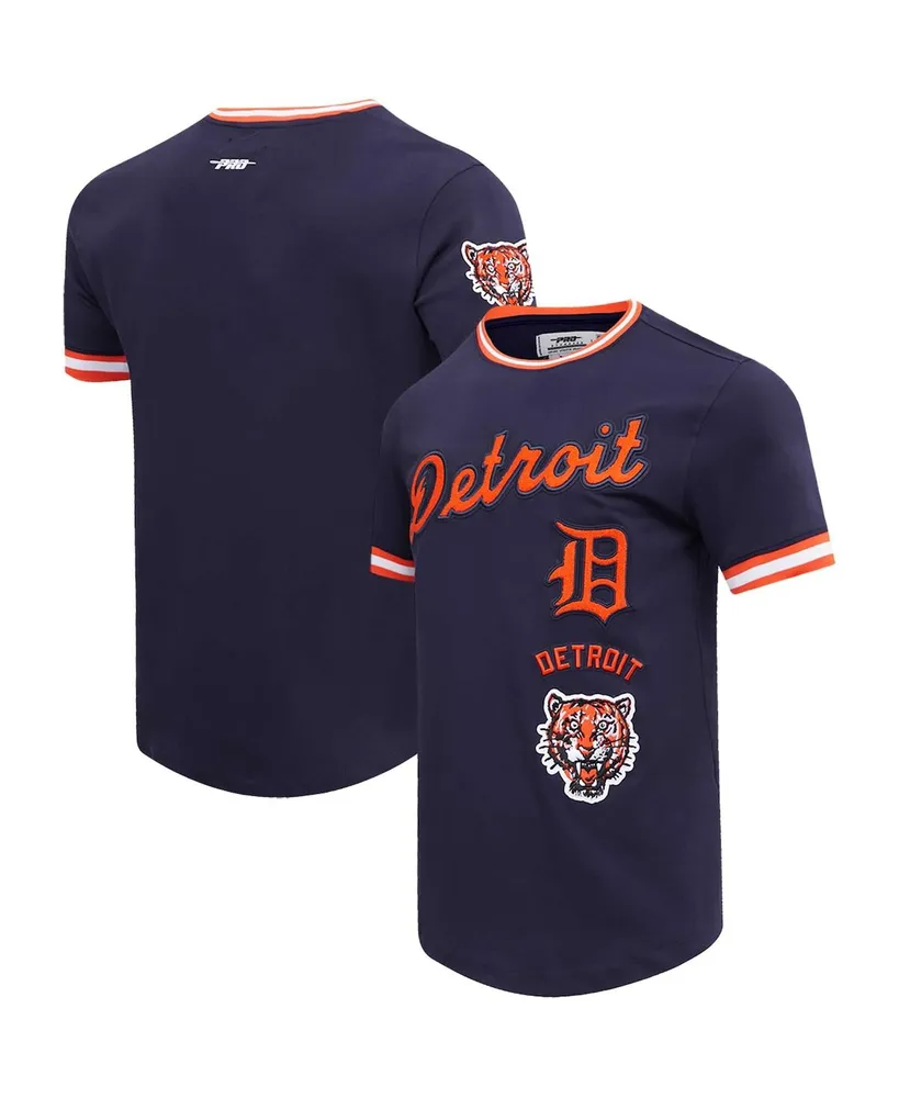 Men's Homage Orange Detroit Tigers Doddle Collection The Corner Tri-Blend  T-Shirt