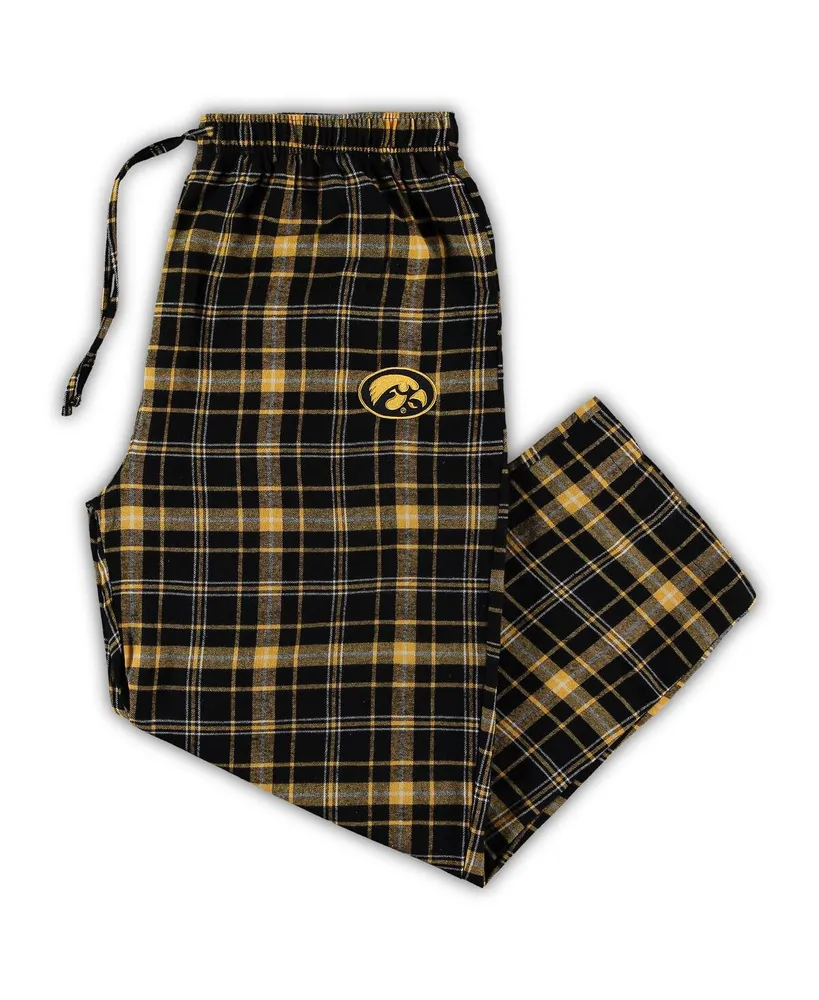 Men's Concepts Sport Black Iowa Hawkeyes Big and Tall Ultimate Pants