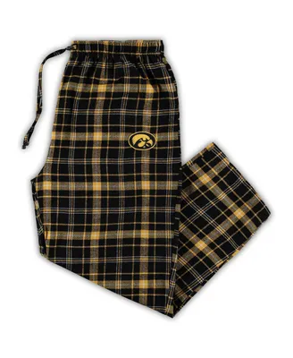 Men's Concepts Sport Black Iowa Hawkeyes Big and Tall Ultimate Pants