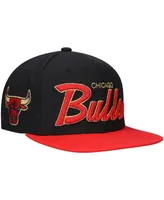 Men's Mitchell & Ness Black Chicago Bulls Nba 75th Anniversary Snapback Hat