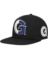 Men's Mitchell & Ness Black Georgetown Hoyas Lifestyle Fitted Hat