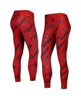 Women's Concepts Sport Red Tampa Bay Buccaneers Breakthrough Allover Print Lounge Leggings