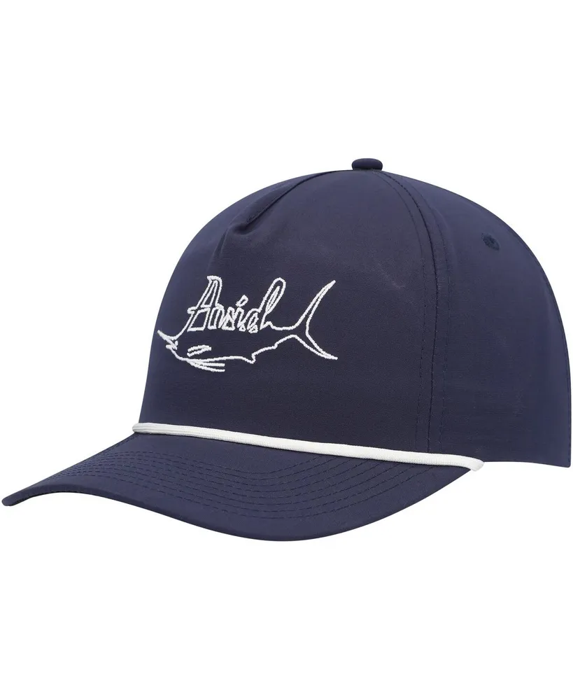 Men's Avid Navy Spindle AVIDry Snapback Hat