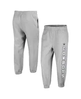 Women's '47 Brand Gray Dallas Cowboys Double Pro Harper Jogger Sweatpants