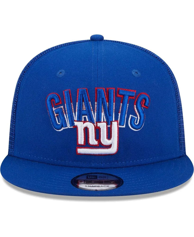 Men's New Era Royal New York Giants Grade Trucker 9FIFTY Snapback Hat