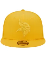 Men's New Era Gold Minnesota Vikings Color Pack 9FIFTY Snapback Hat