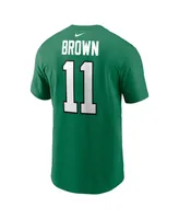 Big Boys Nike A.j. Brown Kelly Green Philadelphia Eagles Alternate Player Name and Number T-shirt