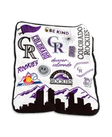 Colorado Rockies 50'' x 60'' Native Raschel Plush Throw Blanket