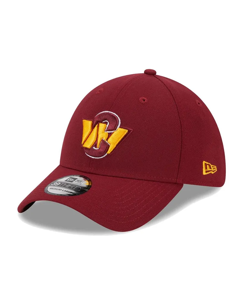 Washington Commanders New Era A-Frame Trucker 9FORTY Adjustable Hat -  Burgundy