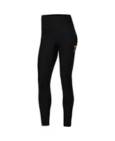 Women's Kadyluxe Black Tennessee Volunteers 7/8 Mixed Media Pocket iLeggings