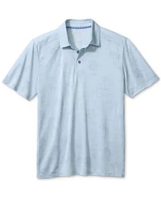 Lids Chicago Cubs Tommy Bahama Big & Tall Miramar Blooms Polo - Gray