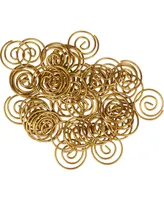 Jam Paper Circular Paper Clips - Round Paperclips - 50 Per Pack