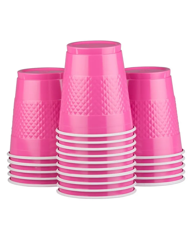 Jam Paper Plastic Party Cups - 12 Ounces - 20 Glasses Per Pack