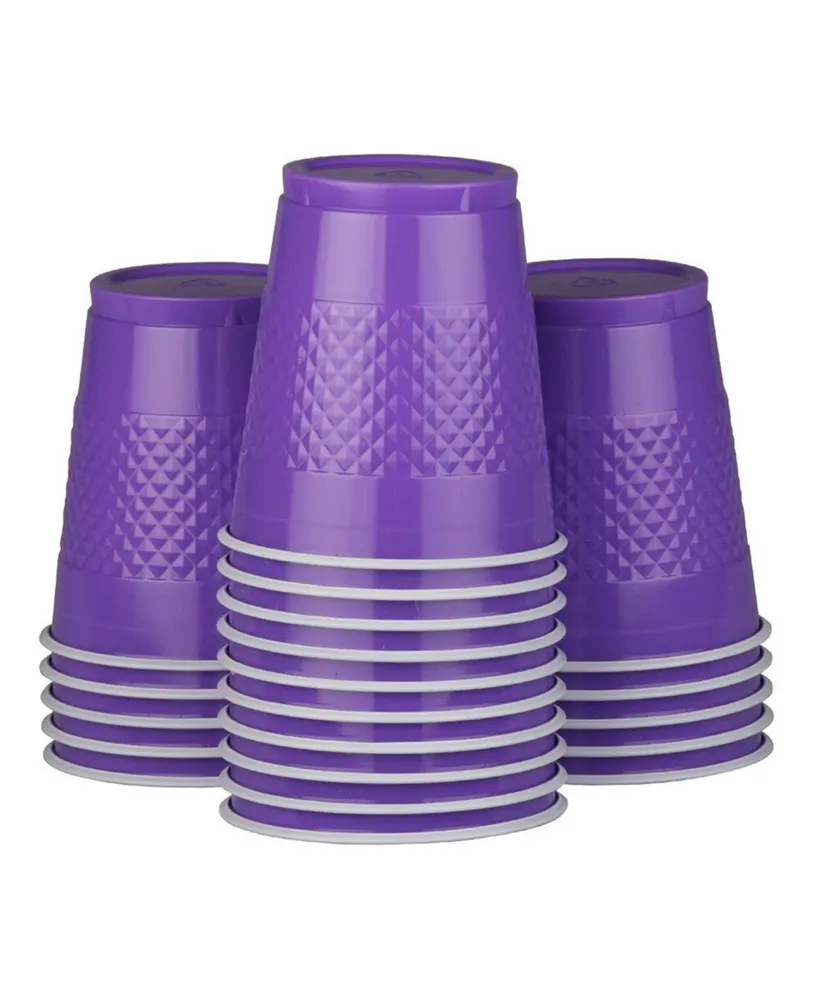 Jam Paper Plastic Party Cups - 12 Ounces - 20 Glasses Per Pack