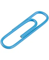 Jam Paper Colorful Standard Paper Clips - Regular 1" - Paperclips - 100 Per Pack