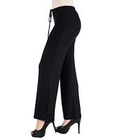 24seven Comfort Apparel Women's Comfortable Drawstring Lounge Pants