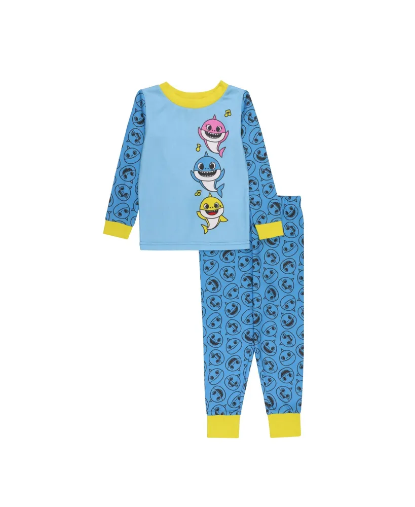 Baby Shark Toddler Boys Top and Pajama, 2 Piece Set