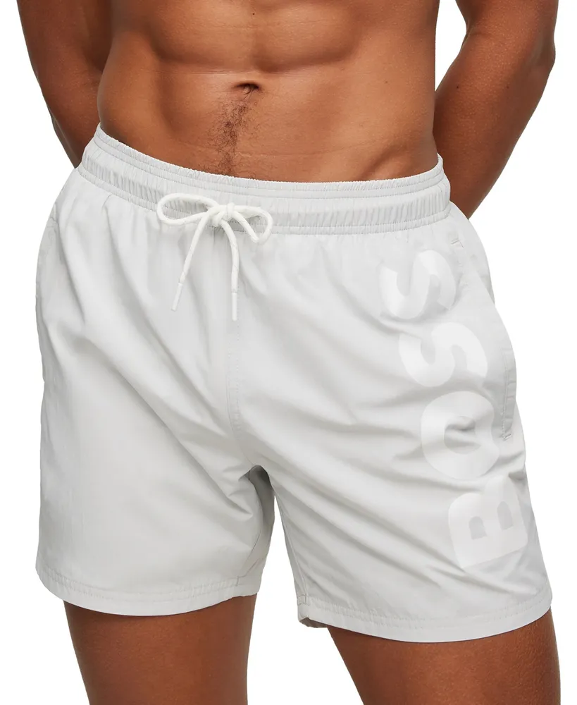 Boss by Hugo Men's Quick-Dry Logo Swim Shorts