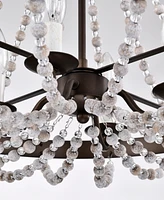 Hana 22" Indoor Finish Chandelier with Light Kit