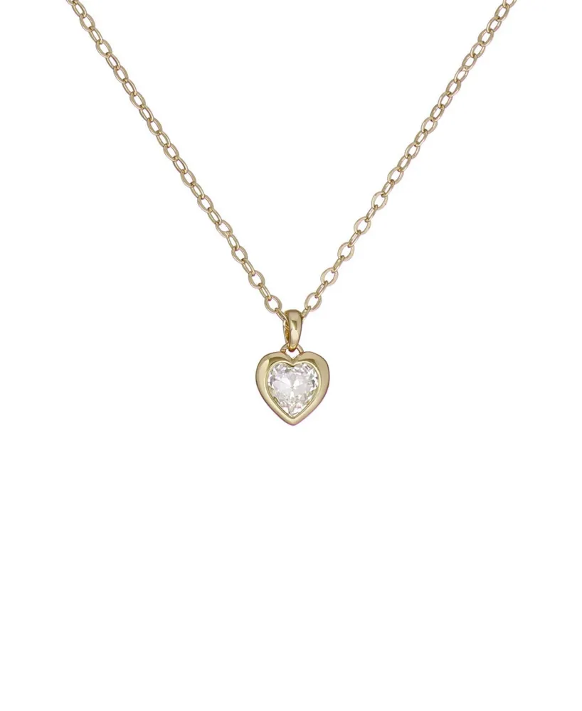 Hannela: Crystal Heart Pendant Necklace For Women