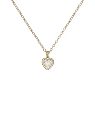 Hannela: Crystal Heart Pendant Necklace For Women