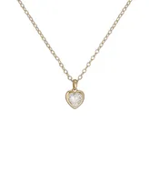 Hannela: Crystal Heart Pendant Necklace For Women