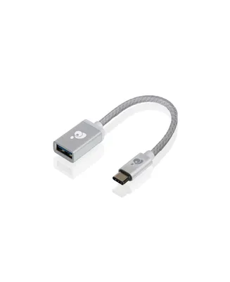Iogear Charge & Sync Usb-c to Usb Type-a Adapter - Silver