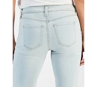 Style & Co Petite Raw-Edge Denim Bermuda Shorts, Created for Macy's